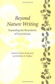 Tapa de Beyond nature writing
