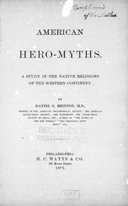 Tapa de American hero-myths