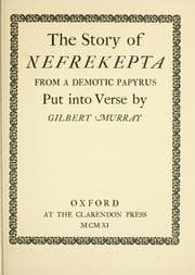 Tapa de The story of Nefrekepta from a demotic papyrus
