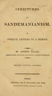 Tapa de Strictures on Sandemanianism
