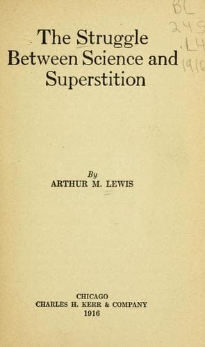 Tapa de struggle between science and superstition