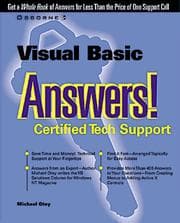 Tapa de Visual Basic Answers!