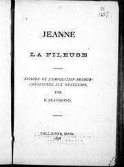 Tapa de Jeanne la fileuse