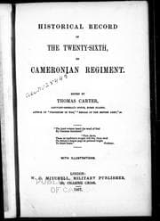 Tapa de Historical record of the Twenty-sixth, or Cameronian regiment