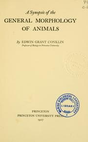 Tapa de A synopsis of the general morphology of animals