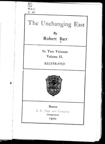 Tapa de The unchanging East