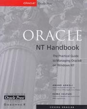 Tapa de Oracle NT handbook