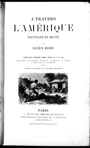 Tapa de A travers l'Amérique