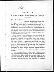 Tapa de Loyalty