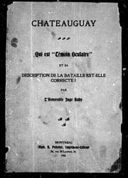 Tapa de Châteauguay