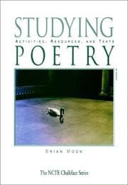 Tapa de Studying poetry