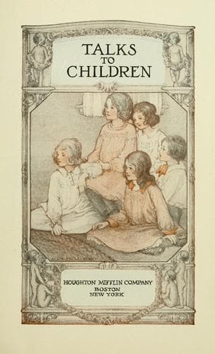 Tapa de Talks to children