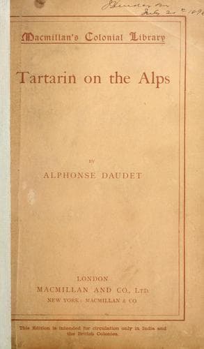 Tapa de Tartarin on the Alps.