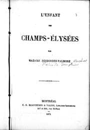 Tapa de L' enfant des Champs-Elysées