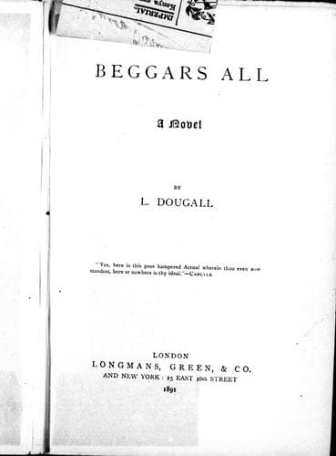 Tapa de Beggars all