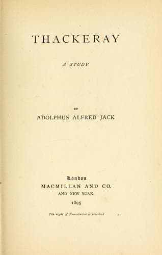 Tapa de Thackeray