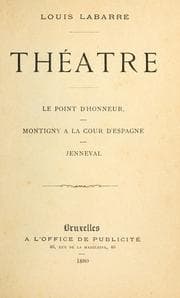Tapa de Théatre