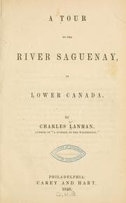 Tapa de A tour to the river Saguenay, in Lower Canada
