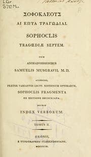 Tapa de Tragoediae septem