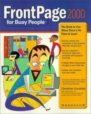 Tapa de FrontPage 2000 for busy people