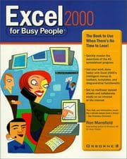 Tapa de Excel 2000 for busy people