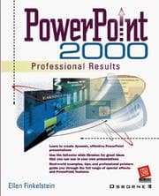 Tapa de PowerPoint 2000 Professional Results
