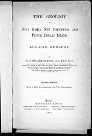 Tapa de The geology of Nova Scotia, New Brunswick, and Prince Edward Island, or, Acadian geology