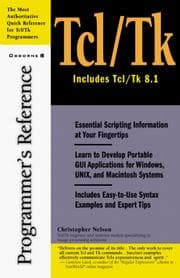 Tapa de Tcl/Tk programmer's reference