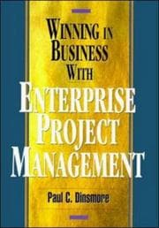 Tapa de Winning in business with enterprise project management