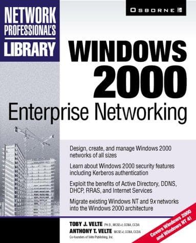 Tapa de Windows 2000 enterprise networking