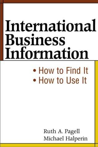Tapa de International Business Information