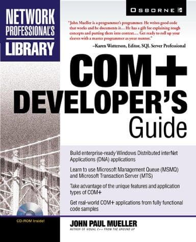 Tapa de COM+ developer's guide