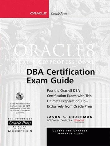 Tapa de Oracle8 Certified Professional DBA certification exam guide