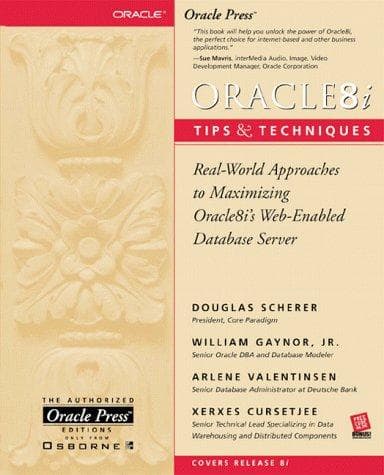Tapa de Oracle8i Tips & Techniques