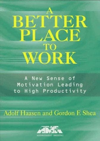 Tapa de A better place to work