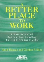 Tapa de A better place to work
