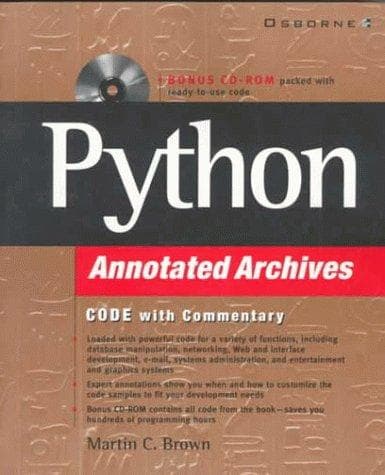 Tapa de Python annotated archives