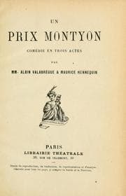 Tapa de Un prix montyon