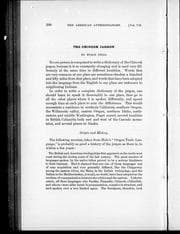 Tapa de The Chinook jargon