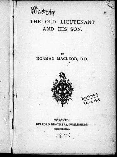 Tapa de The old lieutenant and his son