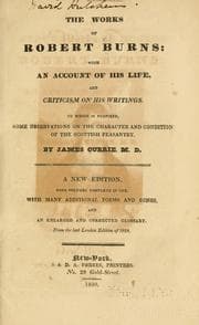 Tapa de The works of Robert Burns