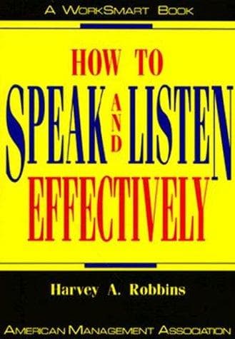 Tapa de How to speak and listen effectively