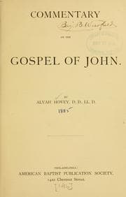Tapa de Commentary on the Gospel of John ..