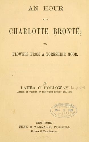 Tapa de An hour with Charlotte Bronté