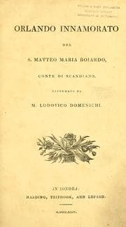 Tapa de Orlando innamortato del S. Matto Maria Bioardo, conte di Scandiano