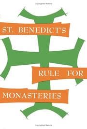 Tapa de St Benedicts Rule for Monasteries