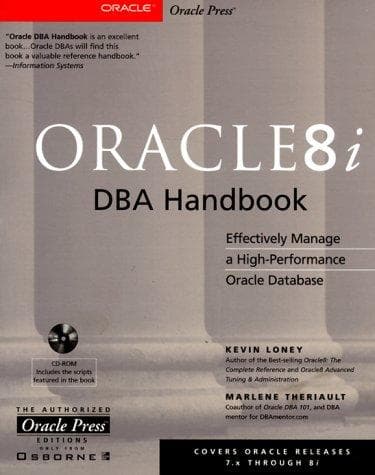 Tapa de Oracle8i DBA handbook