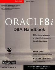 Tapa de Oracle8i DBA handbook