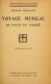 Tapa de Voyage musical au pays du passé