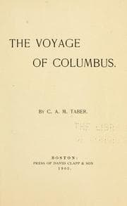 Tapa de The voyage of Columbus